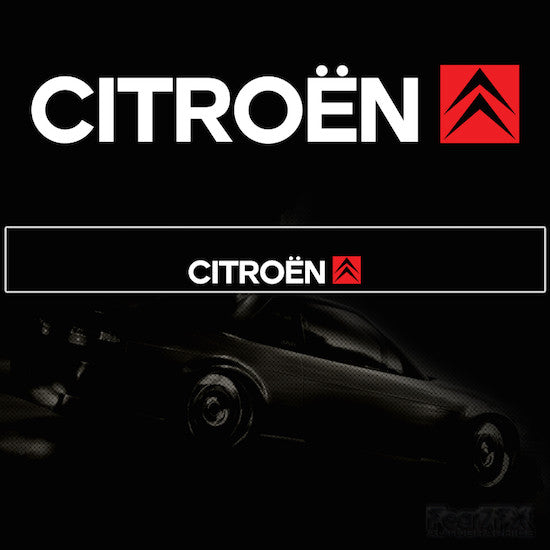 Citroen Vinyl Windscreen SunStrip Any 3 Colours