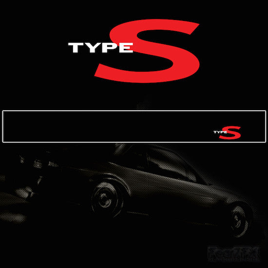 Civic Type S Vinyl SunStrip Any 3 Colours