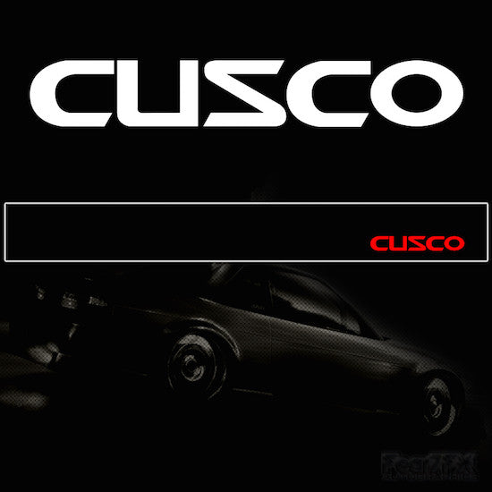 Cusco V2 Vinyl Windscreen SunStrip Any 2 Colours