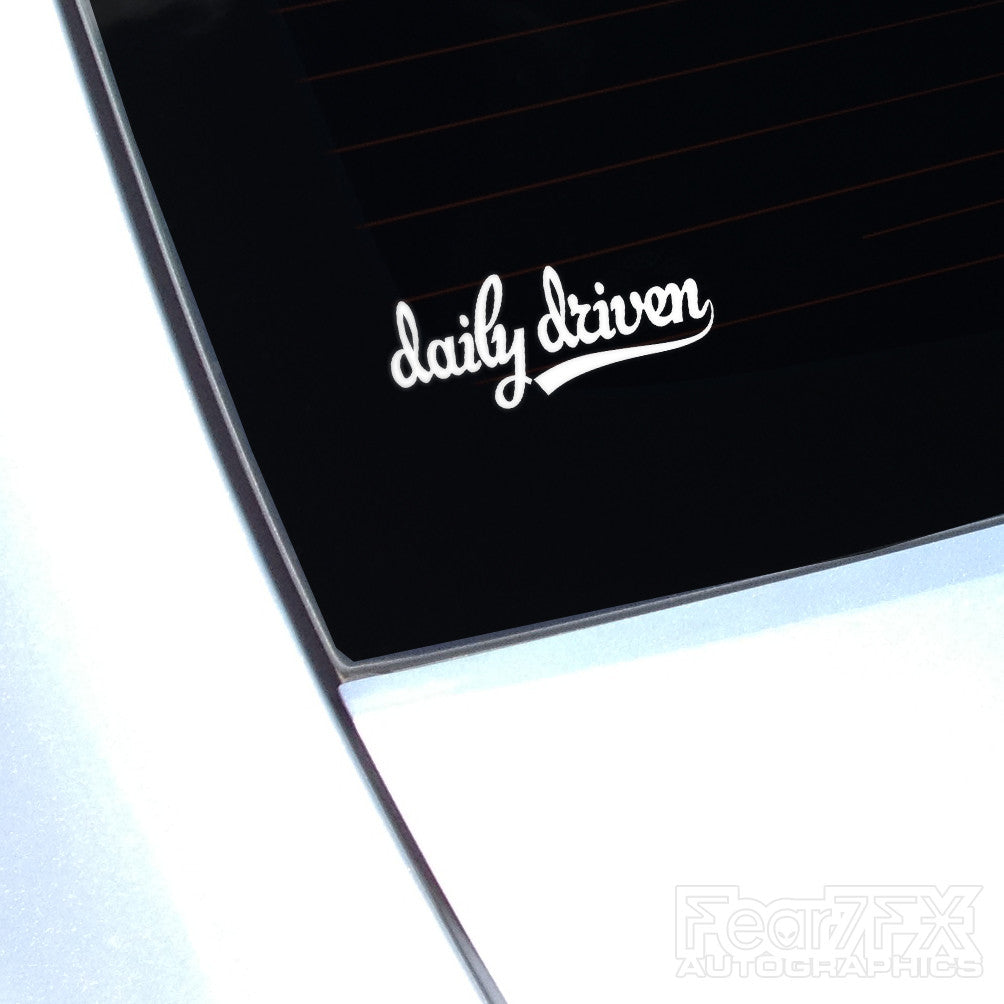 Daily Driven JDM Car Vinyl Decal Sticker