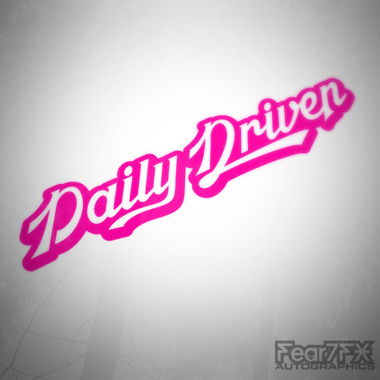 Daily Driven Euro Funny Decal Sticker V2