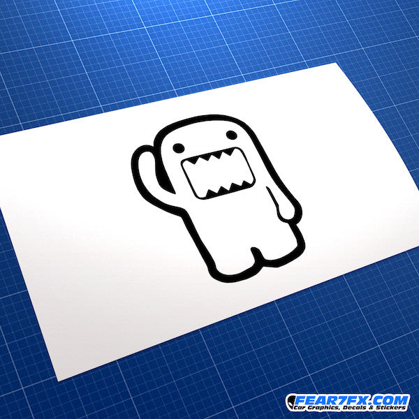 Domo Kun Jap Mascot JDM Car Vinyl Decal Sticker