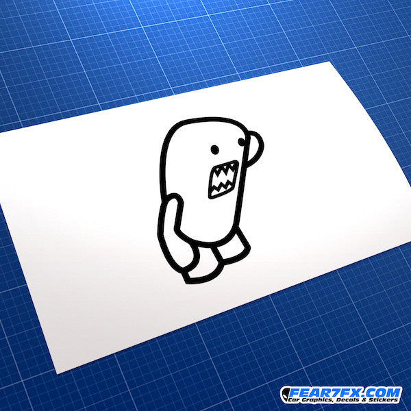 Domo Kun Jap Mascot JDM Car Vinyl Decal Sticker