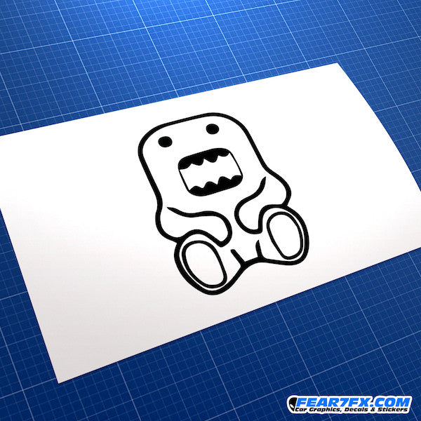 Domo Kun Jap Mascot JDM Car Vinyl Decal Sticker
