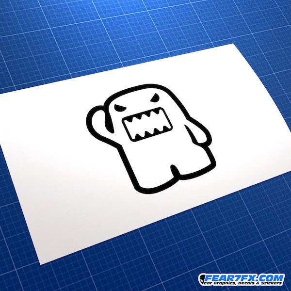 Domo Kun Evil Jap Mascot JDM Car Vinyl Decal Sticker