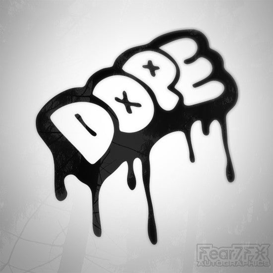 Dope Graffiti JDM Euro Decal Sticker V1