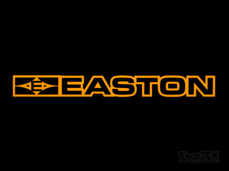 2x Easton Vinyl Outline Transfer Decal