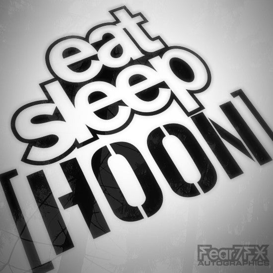 Eat Sleep Hoon Ken Block JDM Drift Decal Sticker