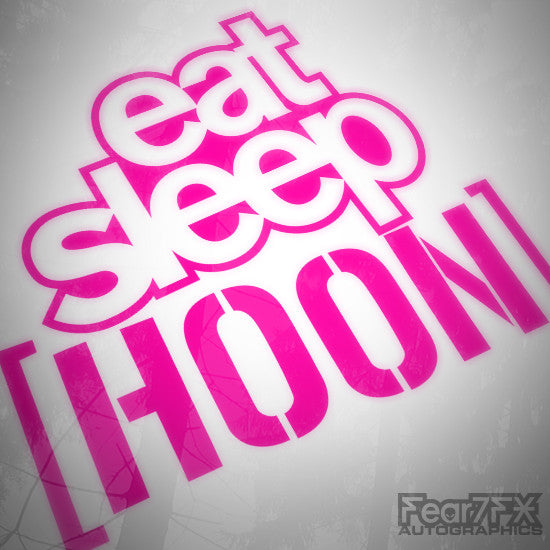 Eat Sleep Hoon Ken Block JDM Drift Decal Sticker