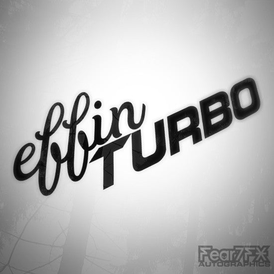 Effin Turbo JDM Euro Decal Sticker V1