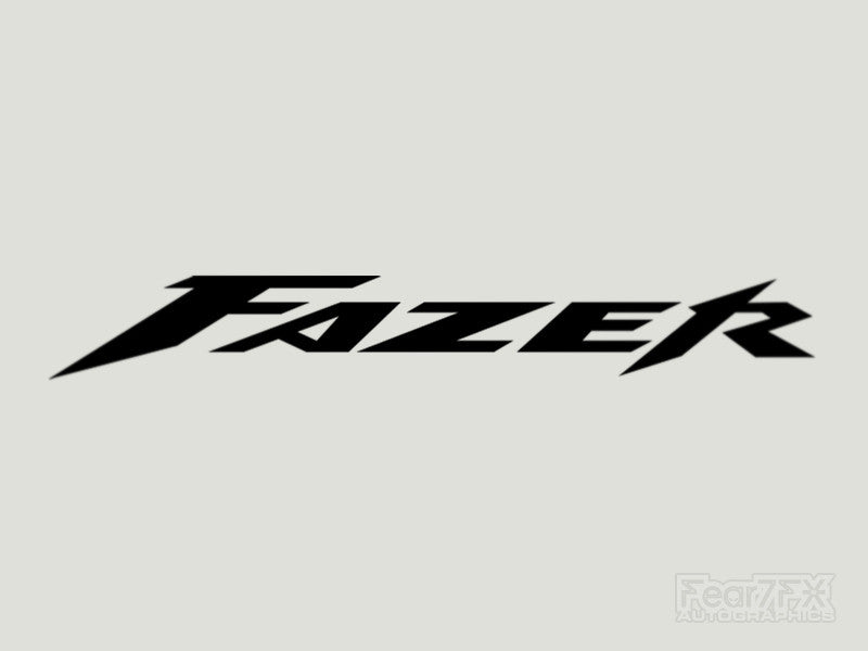 2x Fazer MotorBike Vinyl Transfer Decal