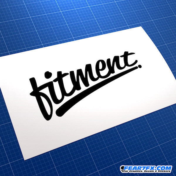 Fitment JDM Car Vinyl Decal Sticker