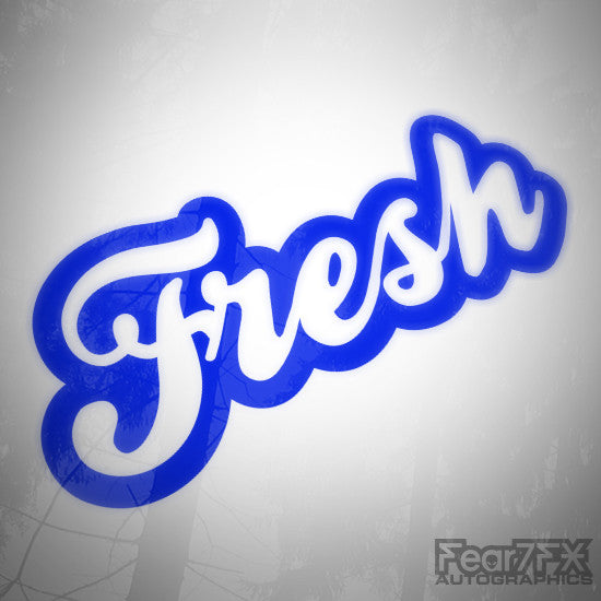 Fresh JDM Euro Decal Sticker