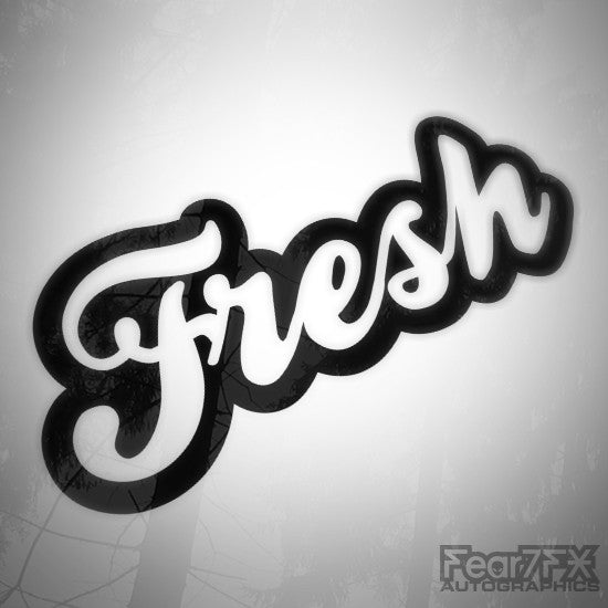 Fresh JDM Euro Decal Sticker