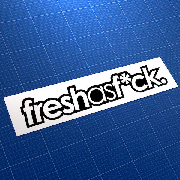 Fresh As Fuck JDM Car Vinyl Decal Sticker