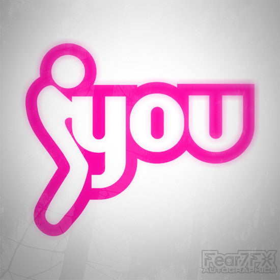 F*ck You! Funny Euro Window Decal Sticker