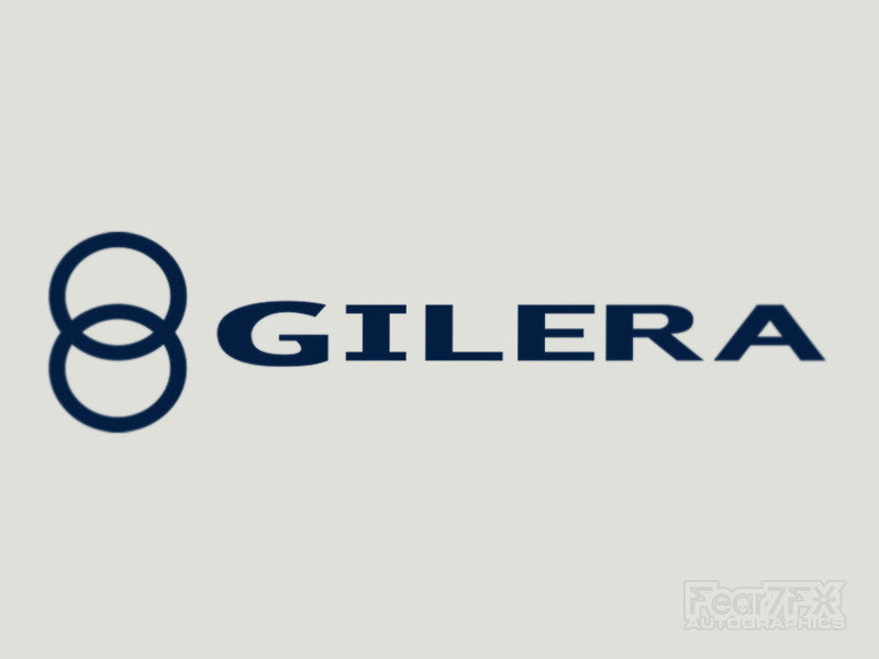 2x Gilera Vinyl Transfer Decal
