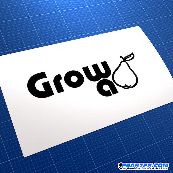 Grow A Pear JDM Car Vinyl Decal Sticker