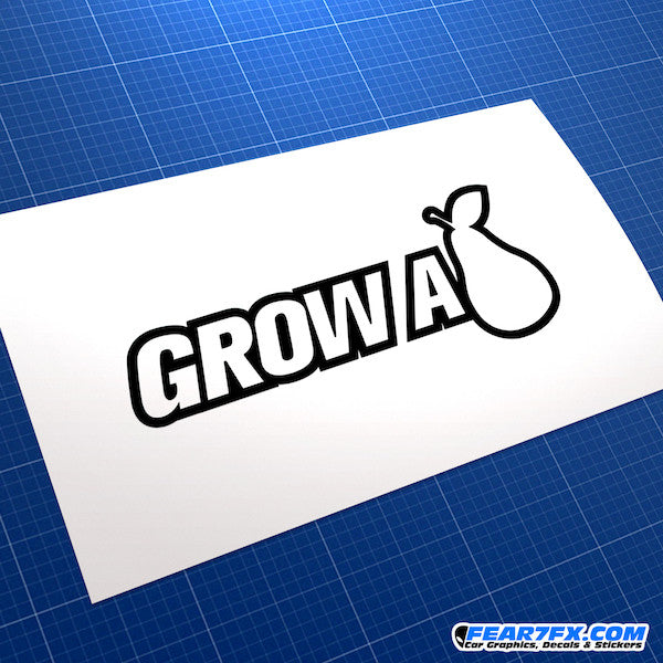 Grow A Pear JDM Car Vinyl Decal Sticker