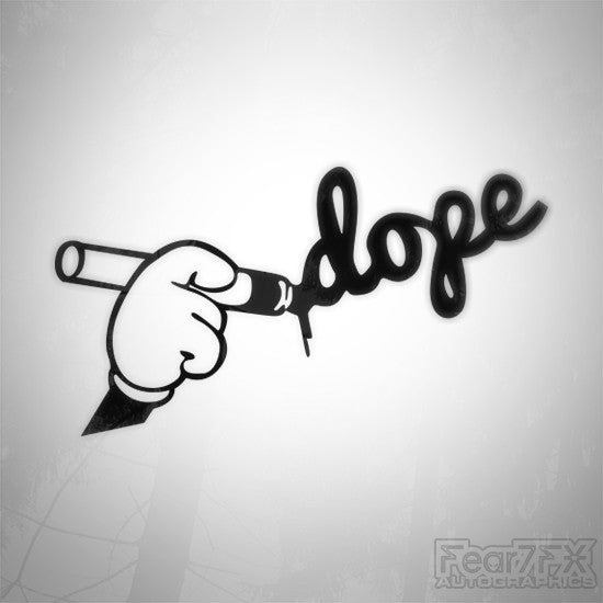 Dope Writing JDM Euro Decal Sticker