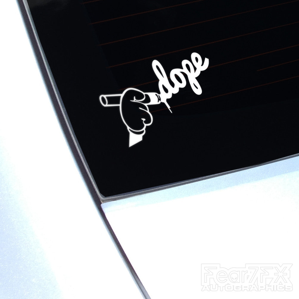Dope Writing JDM Euro Decal Sticker