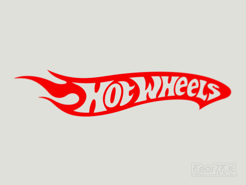 2x Hot Wheels V1 Vinyl Transfer Decal