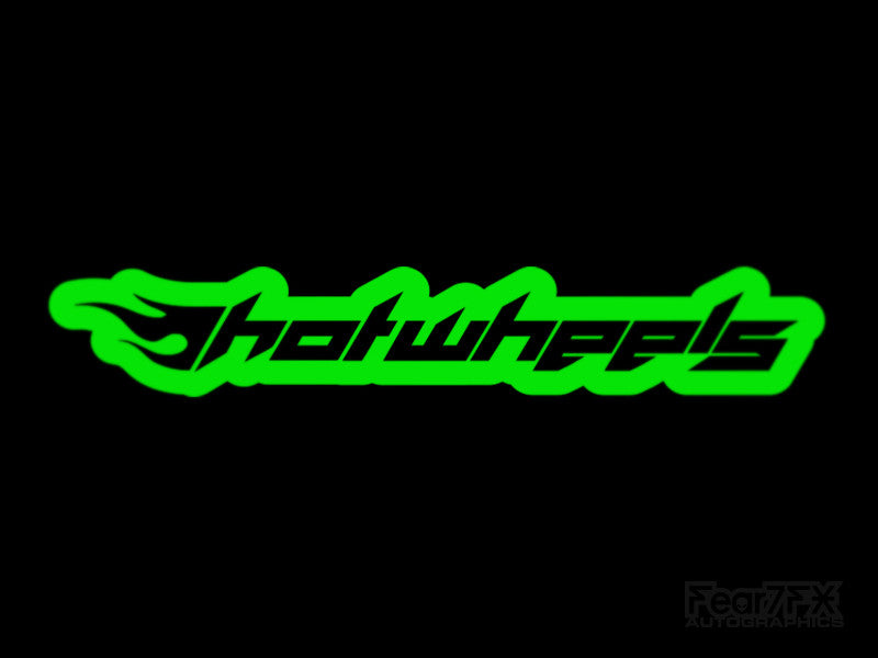 2x Hot Wheels V3 Vinyl Transfer Decal