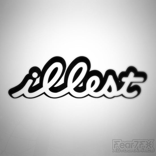 Illest JDM Euro Decal Sticker V3