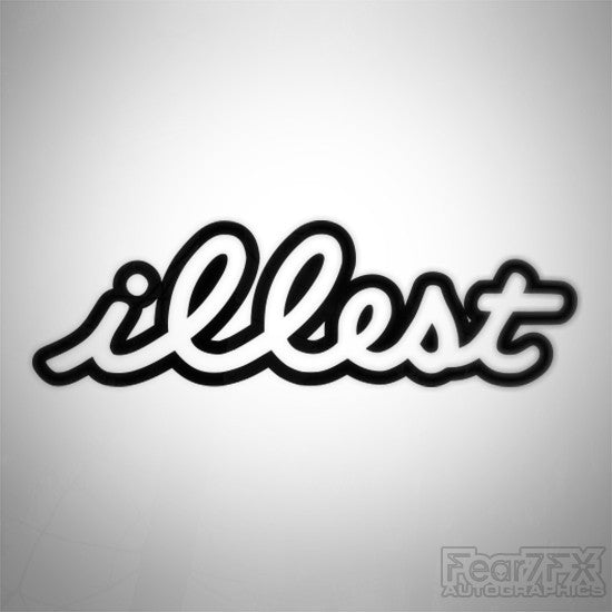 Illest JDM Euro Decal Sticker V4