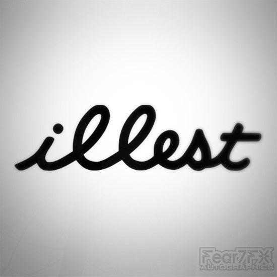Illest JDM Euro Decal Sticker V2