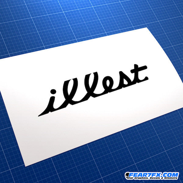 Illest JDM Car Vinyl Decal Sticker