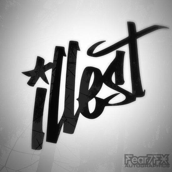 Illest JDM Euro Decal Sticker V1