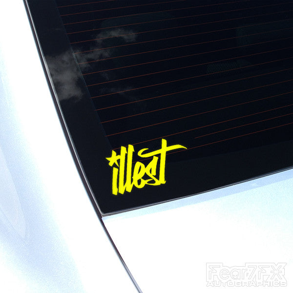 Illest JDM Euro Decal Sticker V1