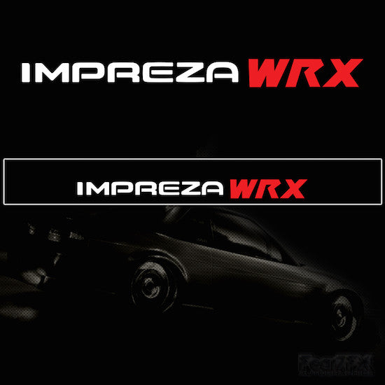 Impreza WRX Vinyl Windscreen SunStrip Any 3 Colours