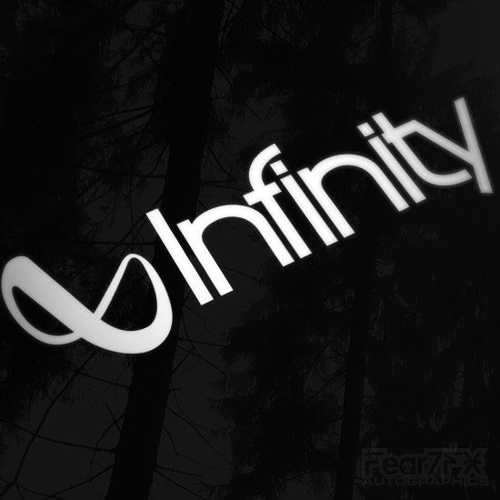 1x Infinity Audio Vinyl Transfer Decal