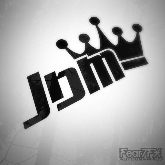 JDM King Euro Decal Sticker V2