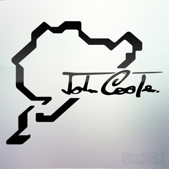 1x John Cooper Nurburgring Vinyl Transfer Decal