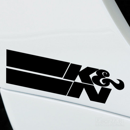 2x K&N Performance Tuning Vinyl Decal