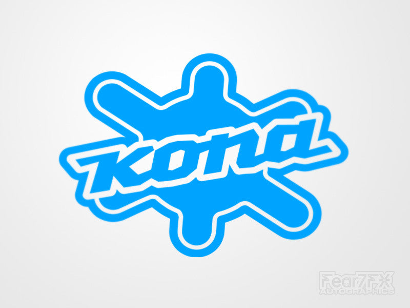 2x Kona V2 Vinyl Transfer Decal
