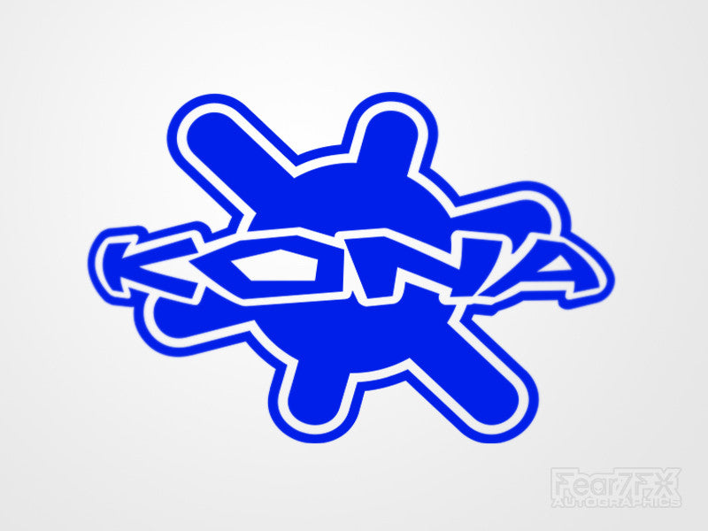 2x Kona V3 Vinyl Transfer Decal