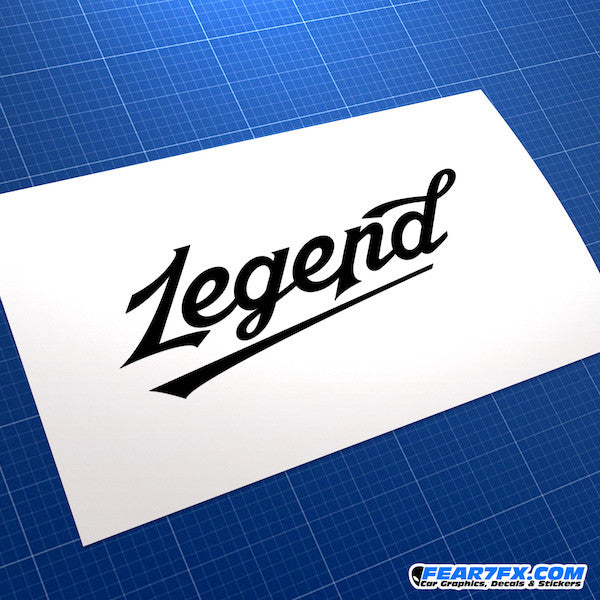 Legend Car Vinyl Decal Sticker
