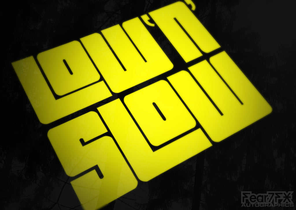 Low And Slow JDM Vinyl Decal Sticker