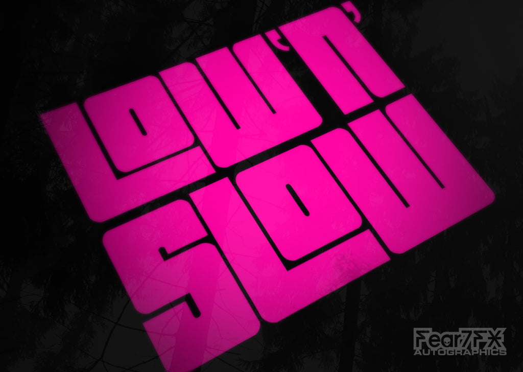 Low And Slow JDM Vinyl Decal Sticker