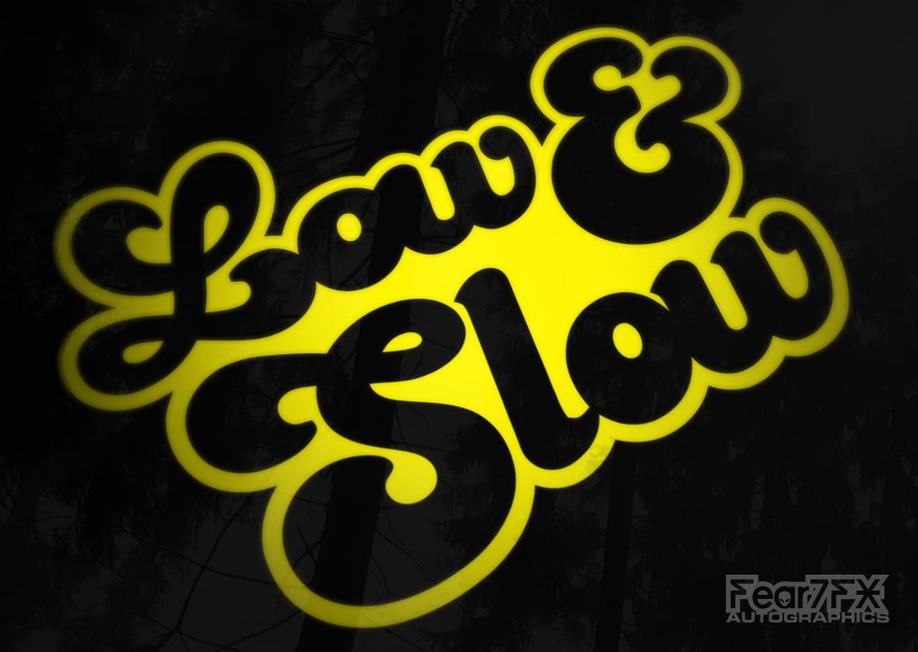Low And Slow JDM Vinyl Decal Sticker