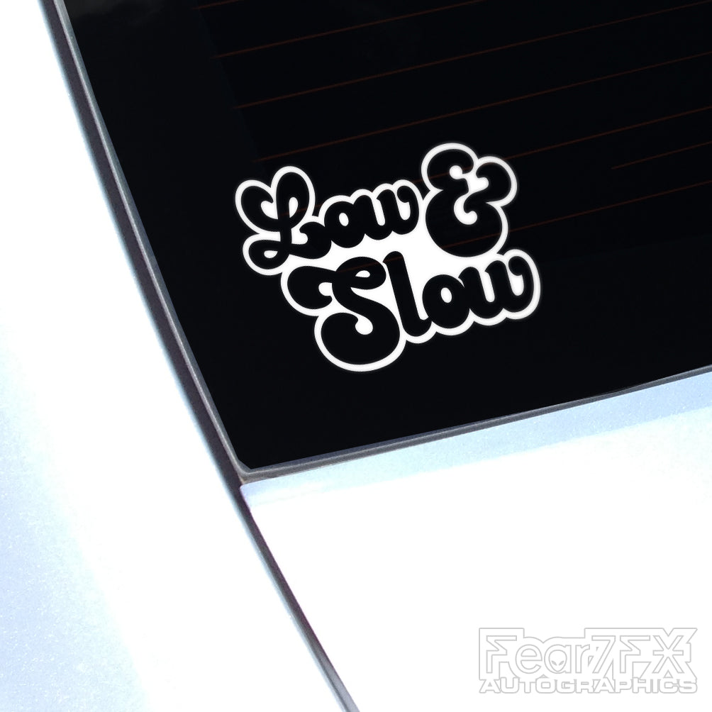 Low And Slow JDM Vinyl Decal Sticker