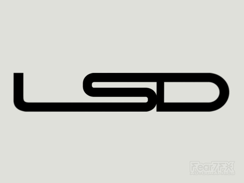 2x LSD Performance Tuning Vinyl Transfer Decal