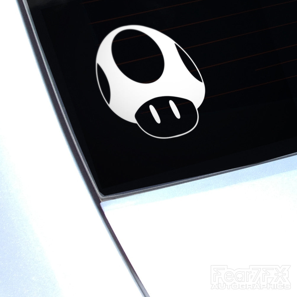 Mario Mushroom JDM Euro Decal Sticker