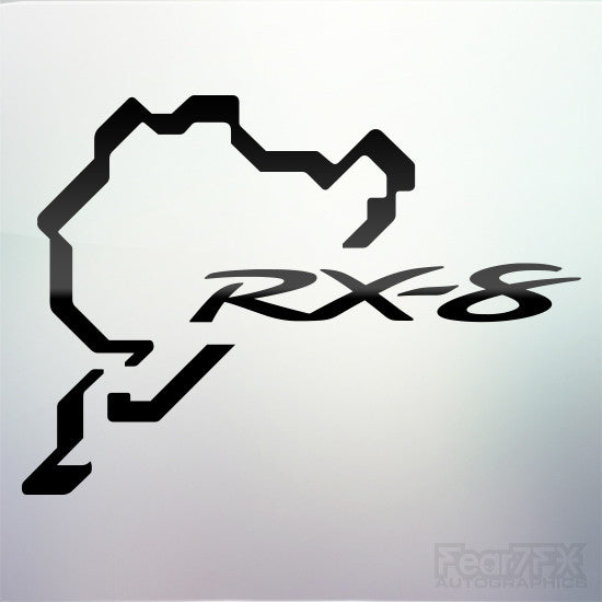 1x Mazda RX8 Nurburgring Style Vinyl Transfer Decal