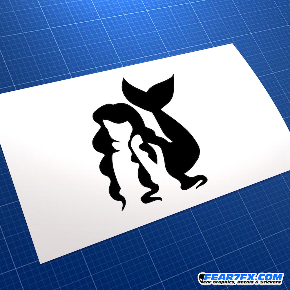 Mermaid Princess Ariel Vinyl Decal Sticker