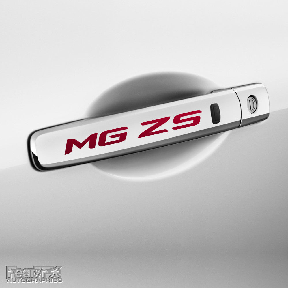 4x MGZS MG ZS Door Handle Vinyl Decals